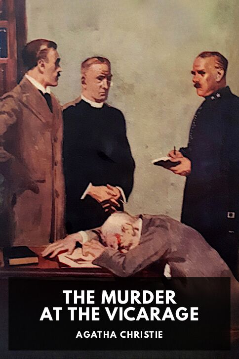 Typing practice book cover: The Murder at the Vicarage