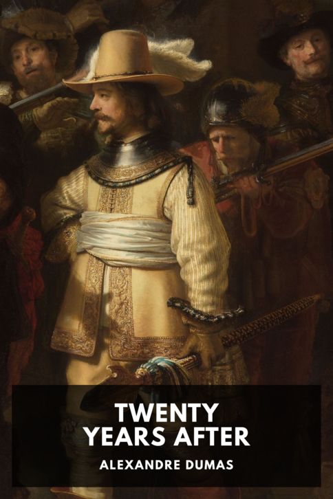 Typing practice book cover: Twenty Years After