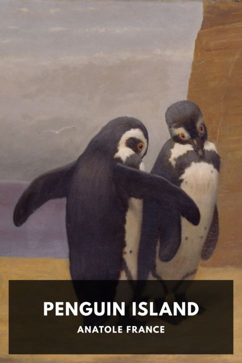 Typing practice story cover: Penguin Island