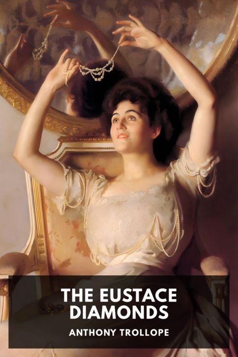 Typing practice book cover: The Eustace Diamonds