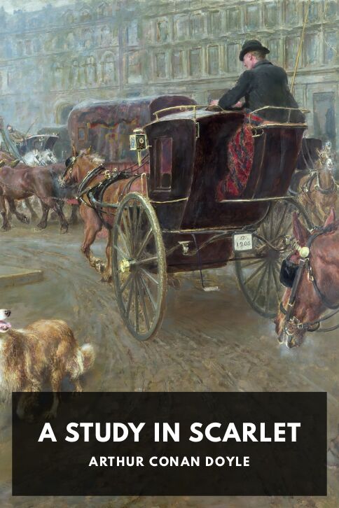 Typing practice story cover: A Study in Scarlet