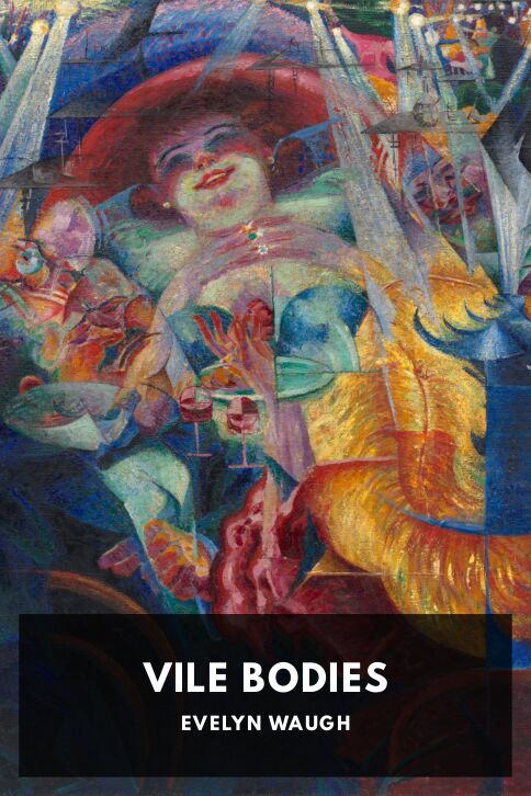Typing practice book cover: Vile Bodies
