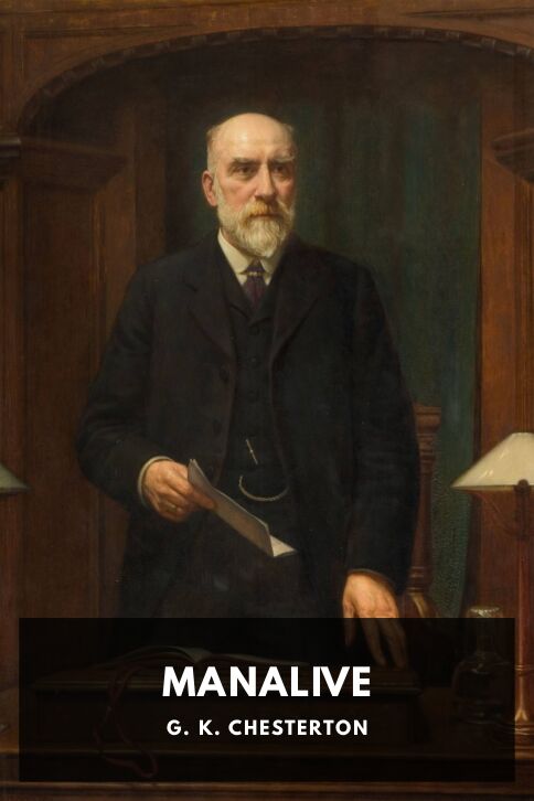 Typing practice book cover: Manalive