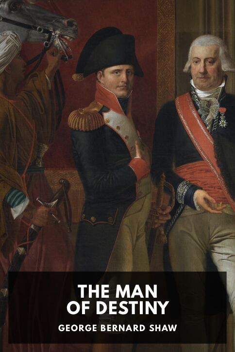 Typing practice book cover: The Man of Destiny