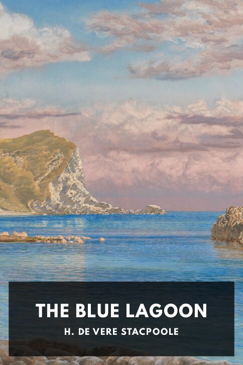Typing practice book cover: The Blue Lagoon