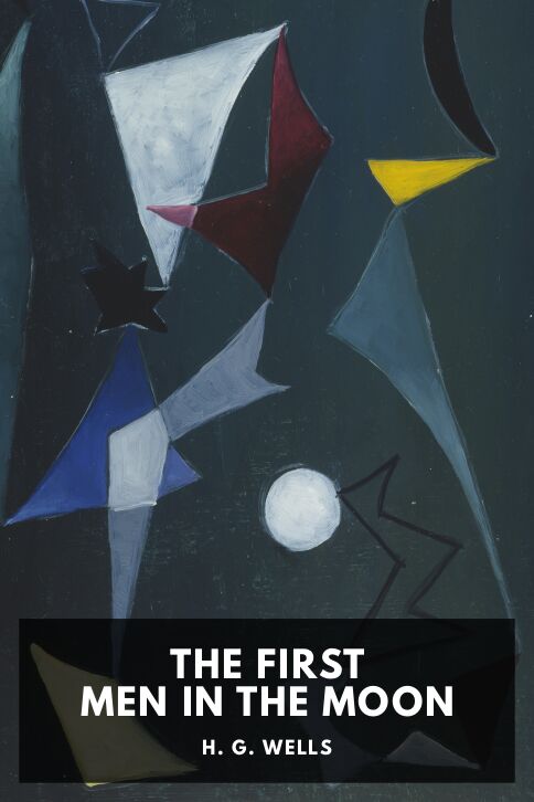 Typing practice book cover: The First Men in the Moon