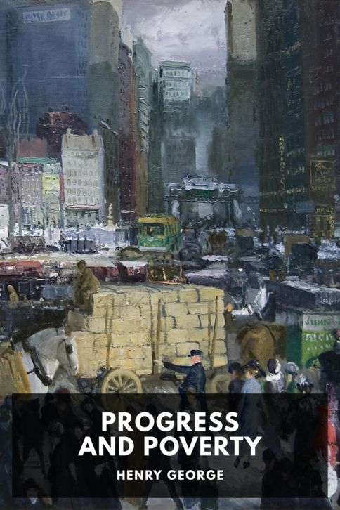 Typing practice book cover: Progress and Poverty