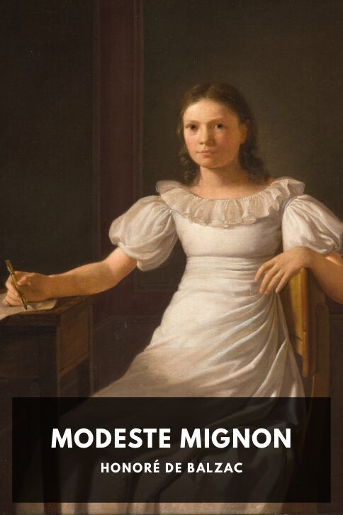 Typing practice book cover: Modeste Mignon