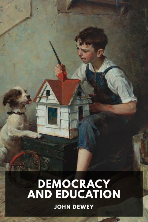 Typing practice story cover: Democracy and Education