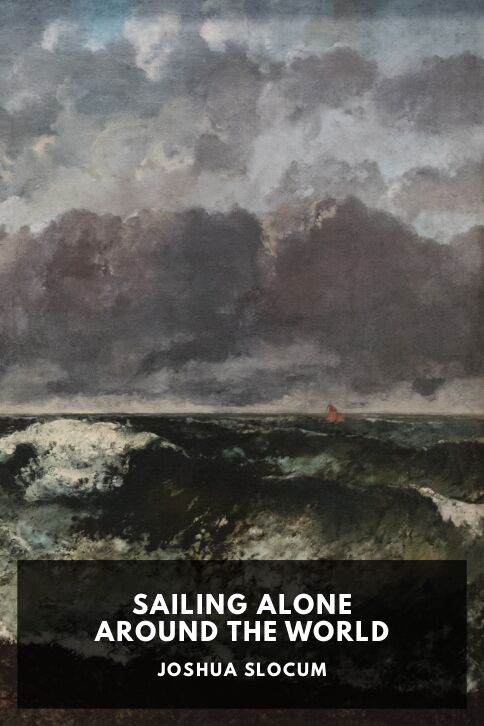 Typing practice book cover: Sailing Alone Around the World
