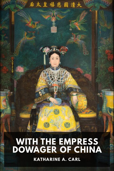 Typing practice book cover: With the Empress Dowager of China