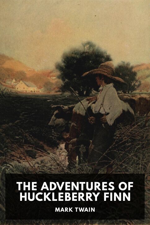Typing practice story cover: The Adventures of Huckleberry Finn