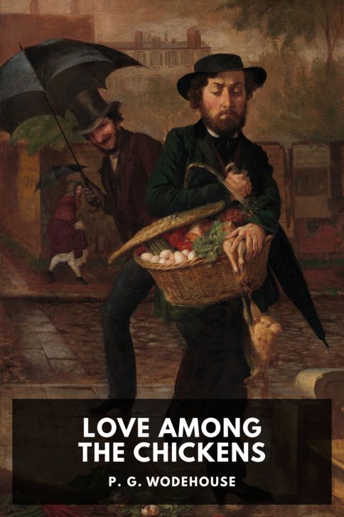 Typing practice book cover: Love Among the Chickens