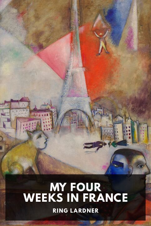 Typing practice book cover: My Four Weeks in France