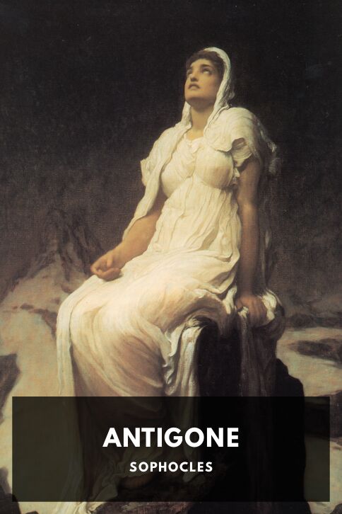 Typing practice book cover: Antigone